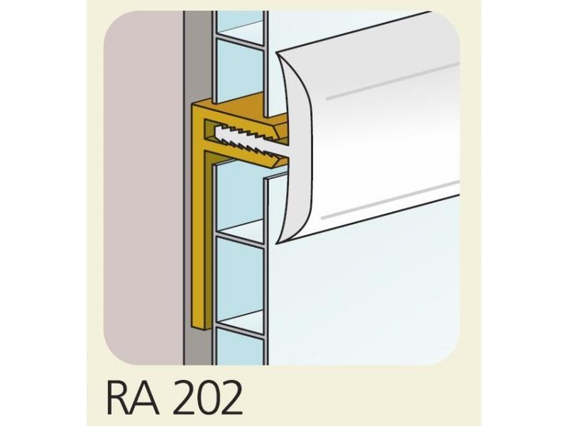 spojovací kulatý profil RA202 - panna (krémová)