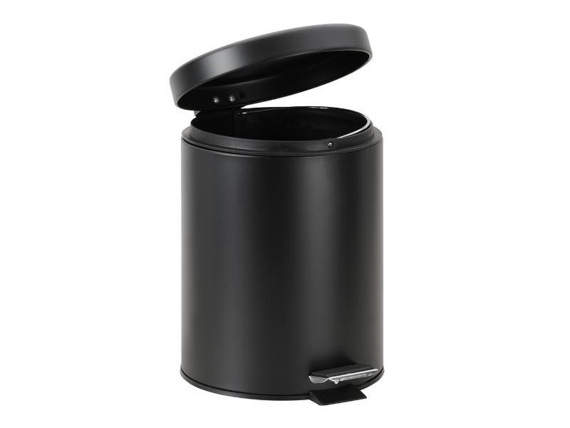 odpadkový koš „Soft Close“, 5l, 205×280×205 mm, barva černá
