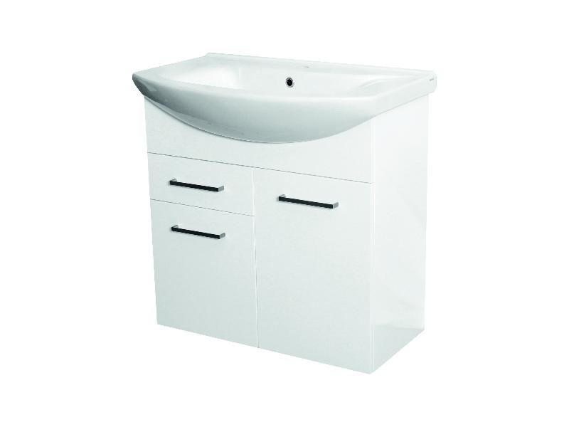 RINO - 75, spodní skříňka, bez nožiček, 2x dvířka 1x šuplík