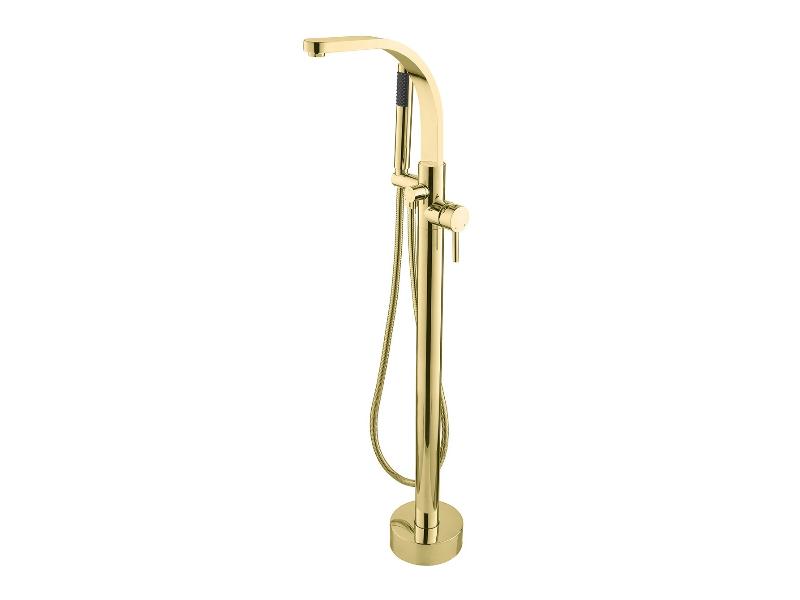 Stojánková vanová baterie DECCO I, zlatá barva (výška 1055 mm)