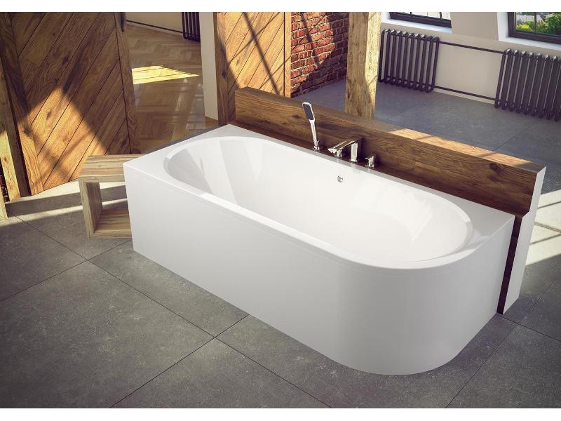 vana AVITA 180 (1800x800 mm), levé provedení, bez nožiček