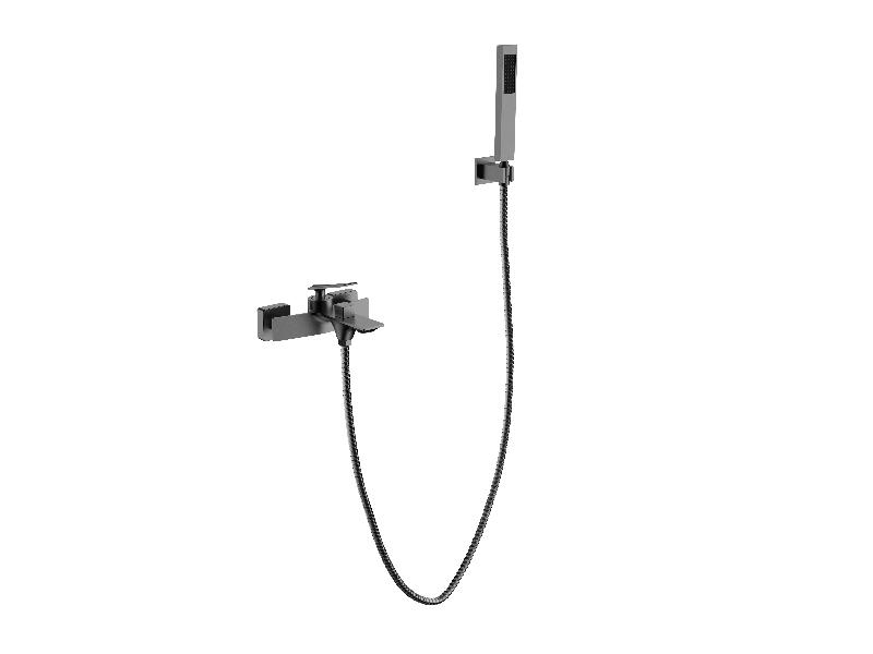 Nástěnná vanová baterie s příslušenstvím ASPIRA, grafitová barva