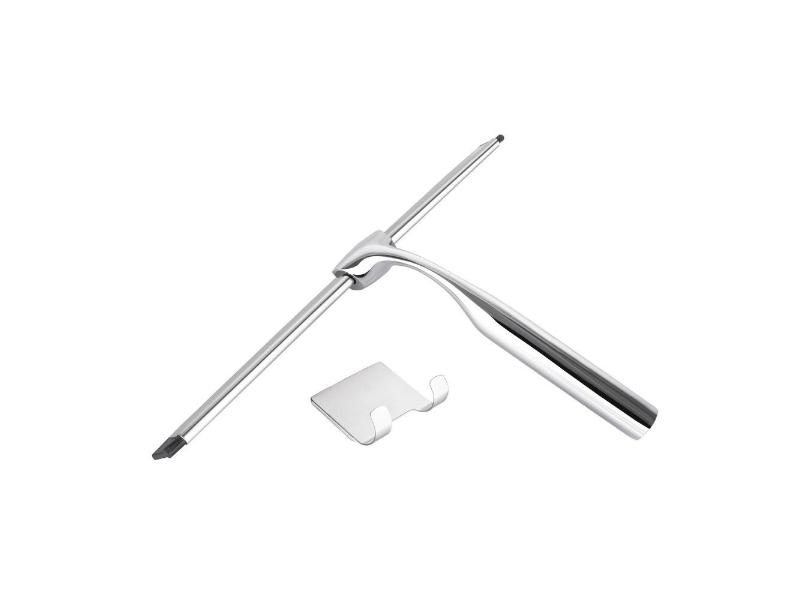 stěrka na skleněné sprchové kouty - kov, chrom