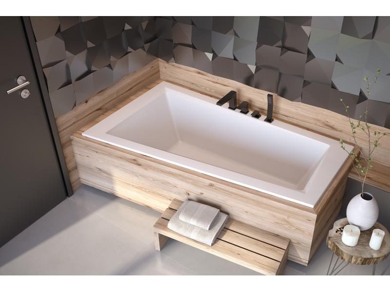 vana INTIMA SLIM 150 (1500x850 mm), levé provedení, bez nožiček