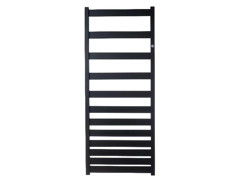 radiátor BELTI 400 x 1203 mm, C31 black mat, středové připojení 50 mm