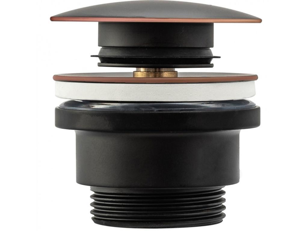 23789-umyvadlova-clickclack-vypust-univerzalni-cerna-s-patinou