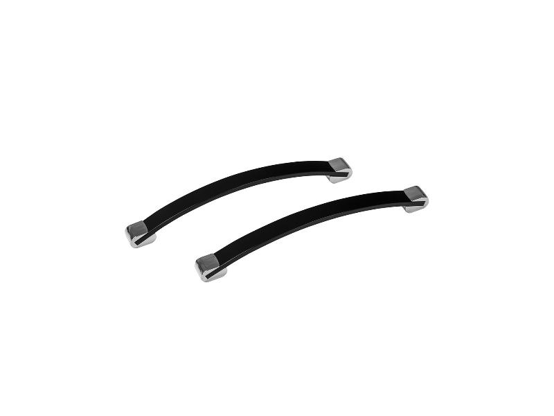 Madlo FLEX k vanám Besco - chrom + černá barva, délka 23 cm