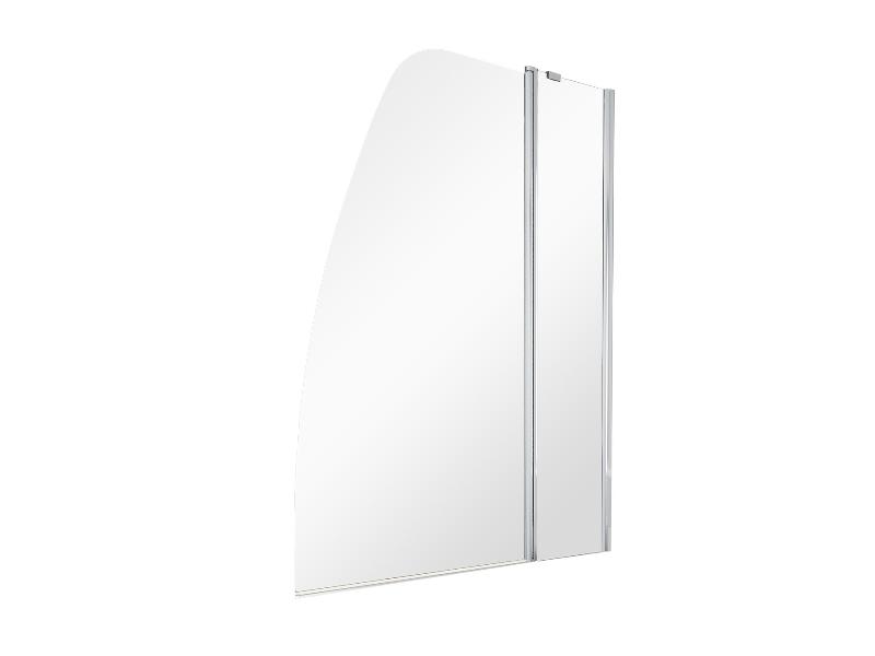 AVIS, vanová zástěna 120 x 145 cm, chrom, čiré sklo