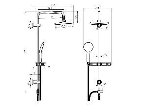 31819-sprchovy-set-silverflow-s-polickou-a-s-prislusenstvim