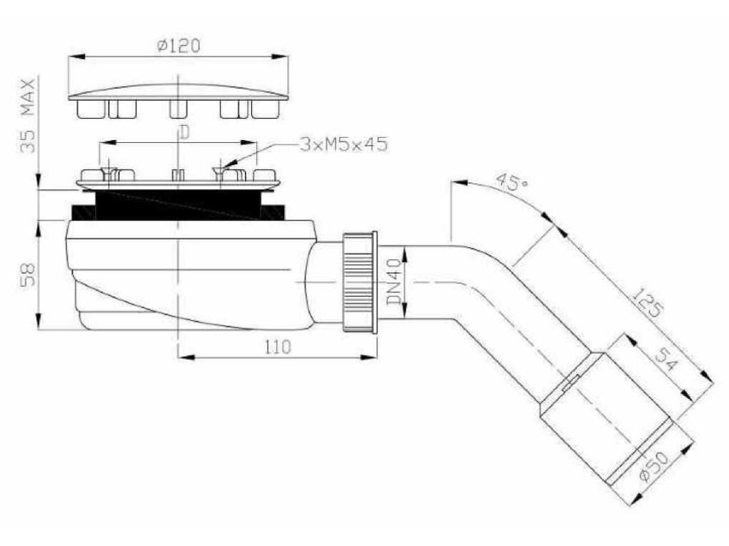 18833-sifon-vanickovy-90-mm-cerna-krytka