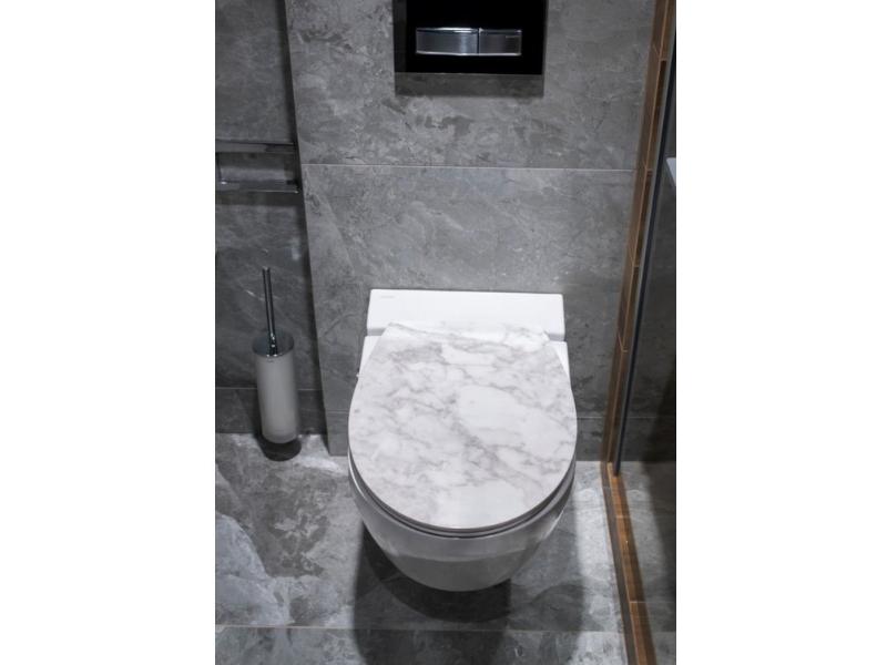 wc sedátko Virina, bílý mramor, duroplast, soft-close