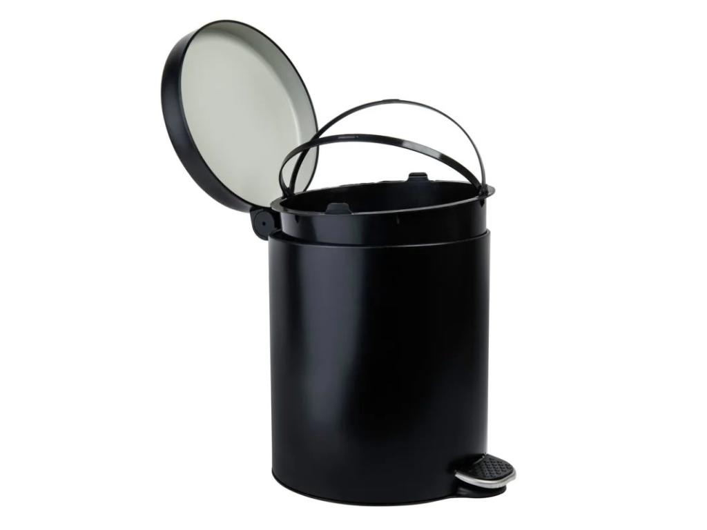 32112-pedalovy-odpadkovy-kos-3l-kov-cerna-barva