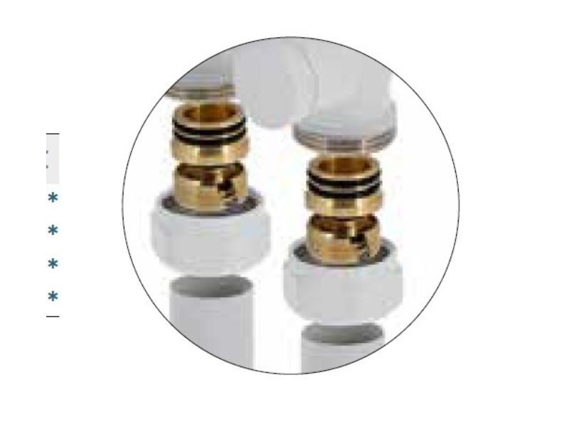 Svěrné spojky pro měděné potrubí 15×1 mm, černá, TERM-SET, SINGLE-SET