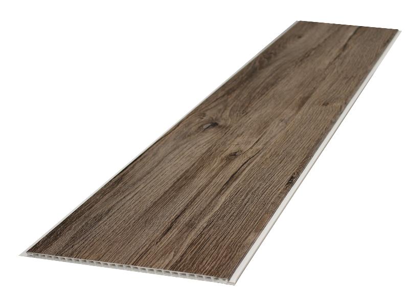 plastový obklad vnitřní LOME - dub kaňon tmavý - 0,8x25x270 cm