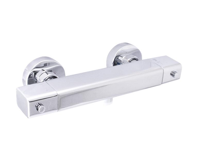 baterie Thermo-12 SQUARE, termostatická sprchová nástěnná (bez příslušenství)