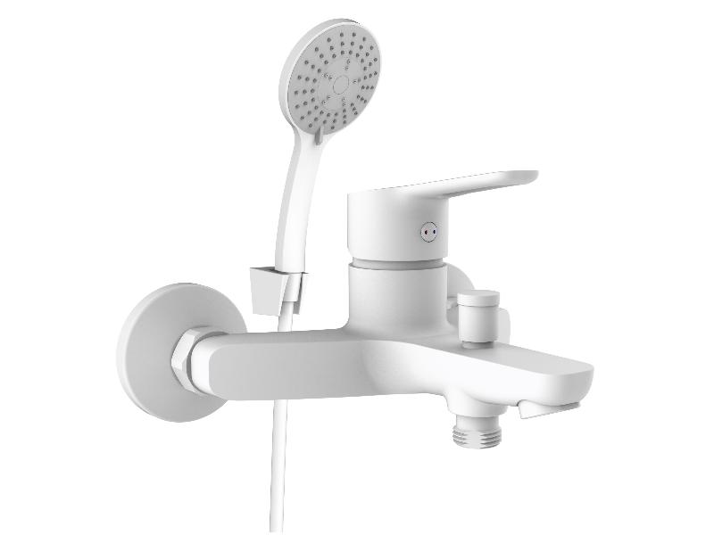 baterie UNO-10/K WHITE NEW vanová nástěnná (s příslušenství), bílá barva