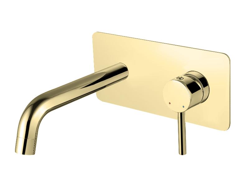 Podomítková umyvadlová baterie ILLUSION, zlatá barva