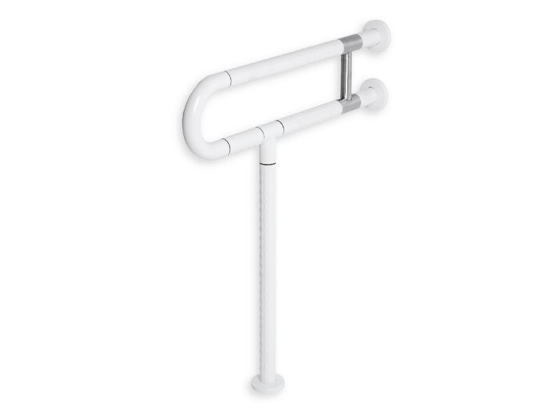 madlo pro invalidy, 60 cm, s podpěrou, bílá barva