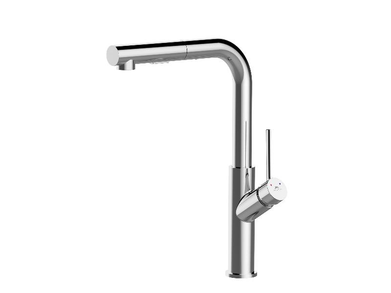 baterie BONA-35 dřezová stojánková, chrom