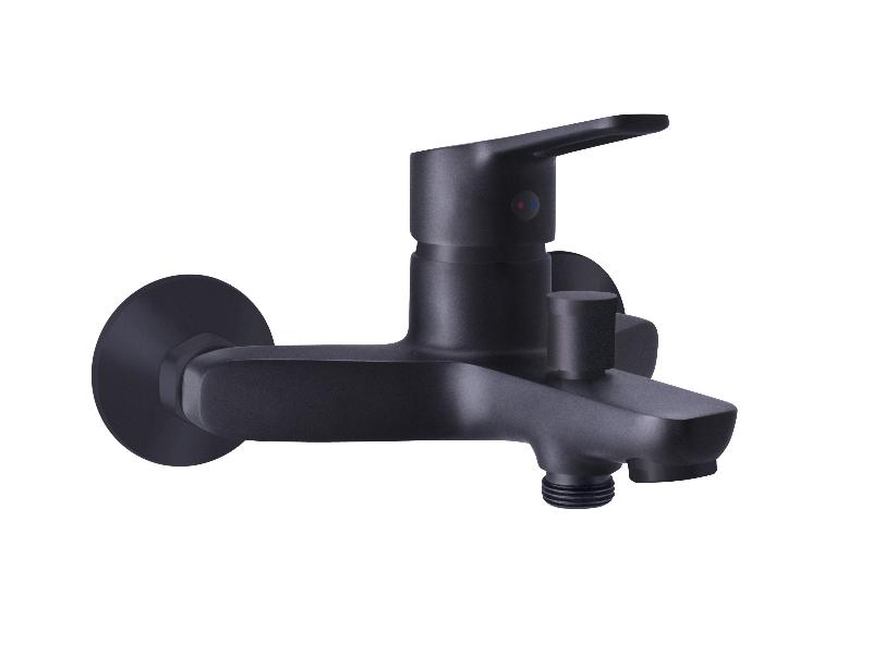 baterie UNO-10 BLACK NEW, vanová nástěnná (bez příslušenství), černá barva