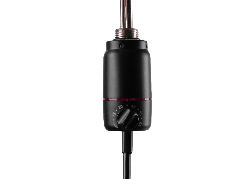 Topná tyč PATRONA s termostatem 230V/300W, černá matná