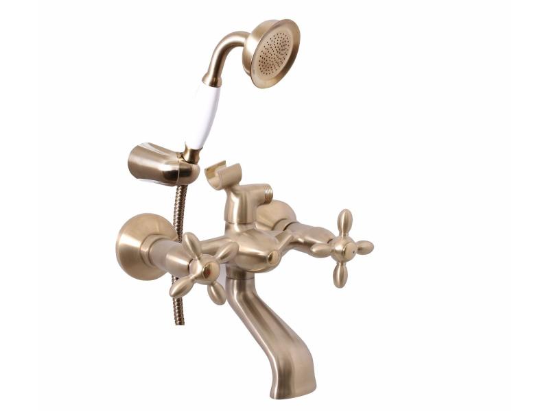 baterie Venezia V-1 Cross vanová nástěnná bronz (s příslušenstvím)