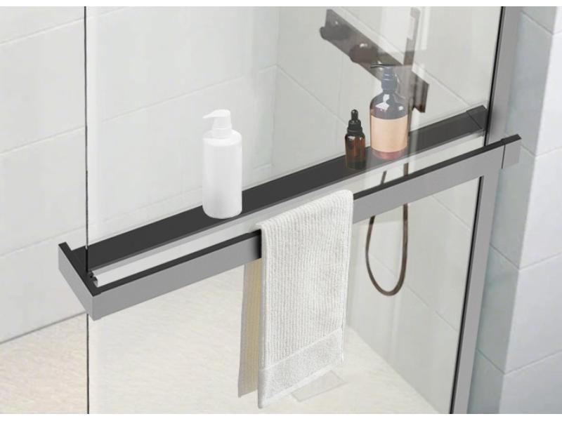 LAGOS GRAFIT NEW držák ručníků, max. délka 180 cm, grafit