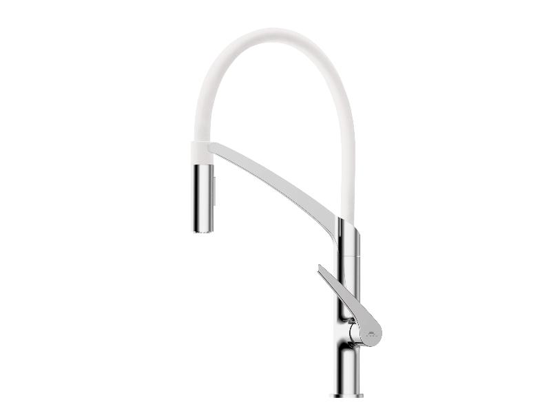 baterie ULTIMA U-50 dřezová (chrom/bílá barva)