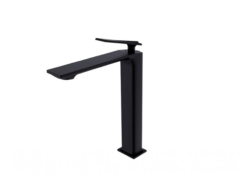 Vysoká stojánková umyvadlová baterie, ASPIRA I, černá barva (výška 292 mm)