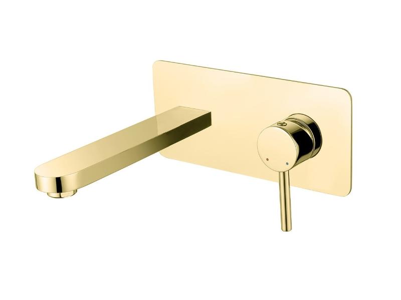 Podomítková umyvadlová baterie DECCO, zlatá