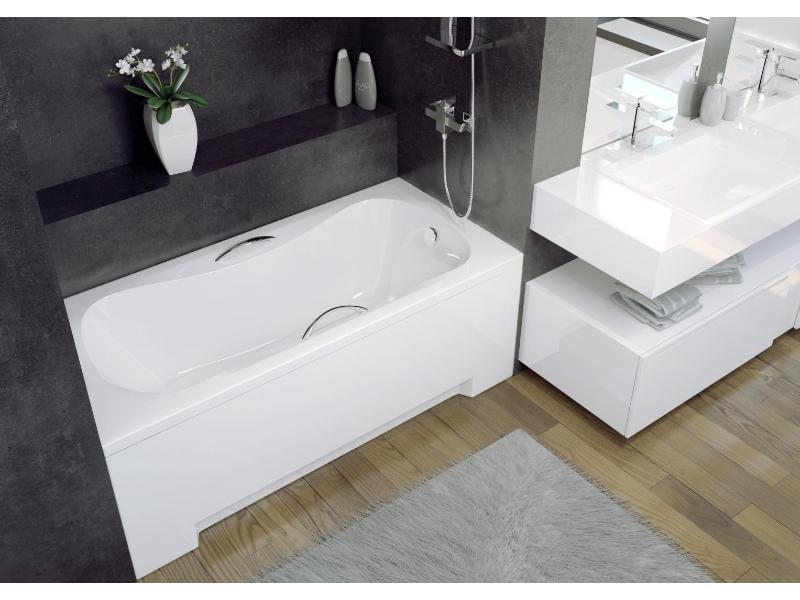 vana ARIA PLUS 140 (1400x700 mm), včetně 2 ks madla, bez nožiček